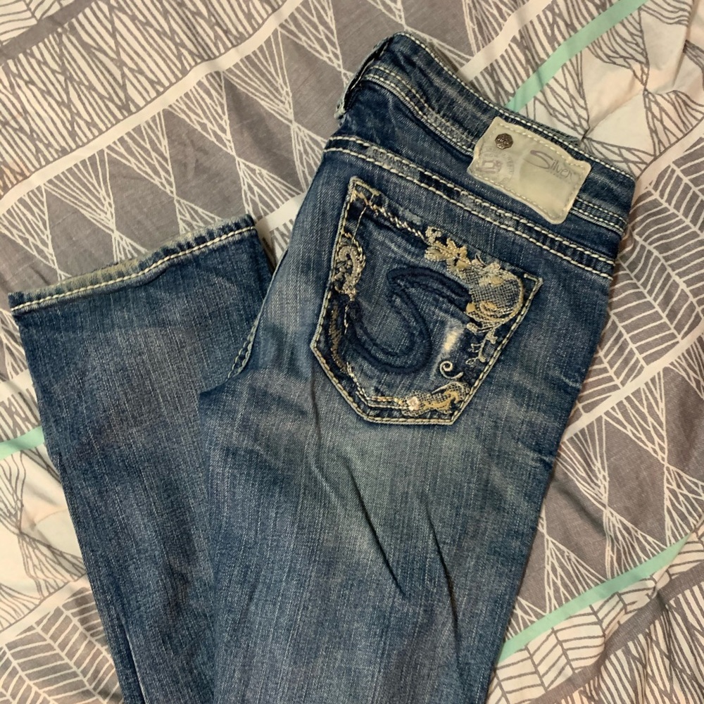 Silver Jeans Tuesday Baby Bootcut Size 26/33